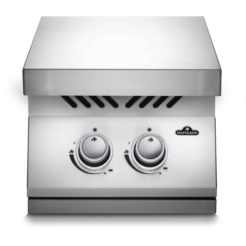 Napoleon Built-in 500 Series Inline Dual Range Top Burner with Stainless Steel Cover