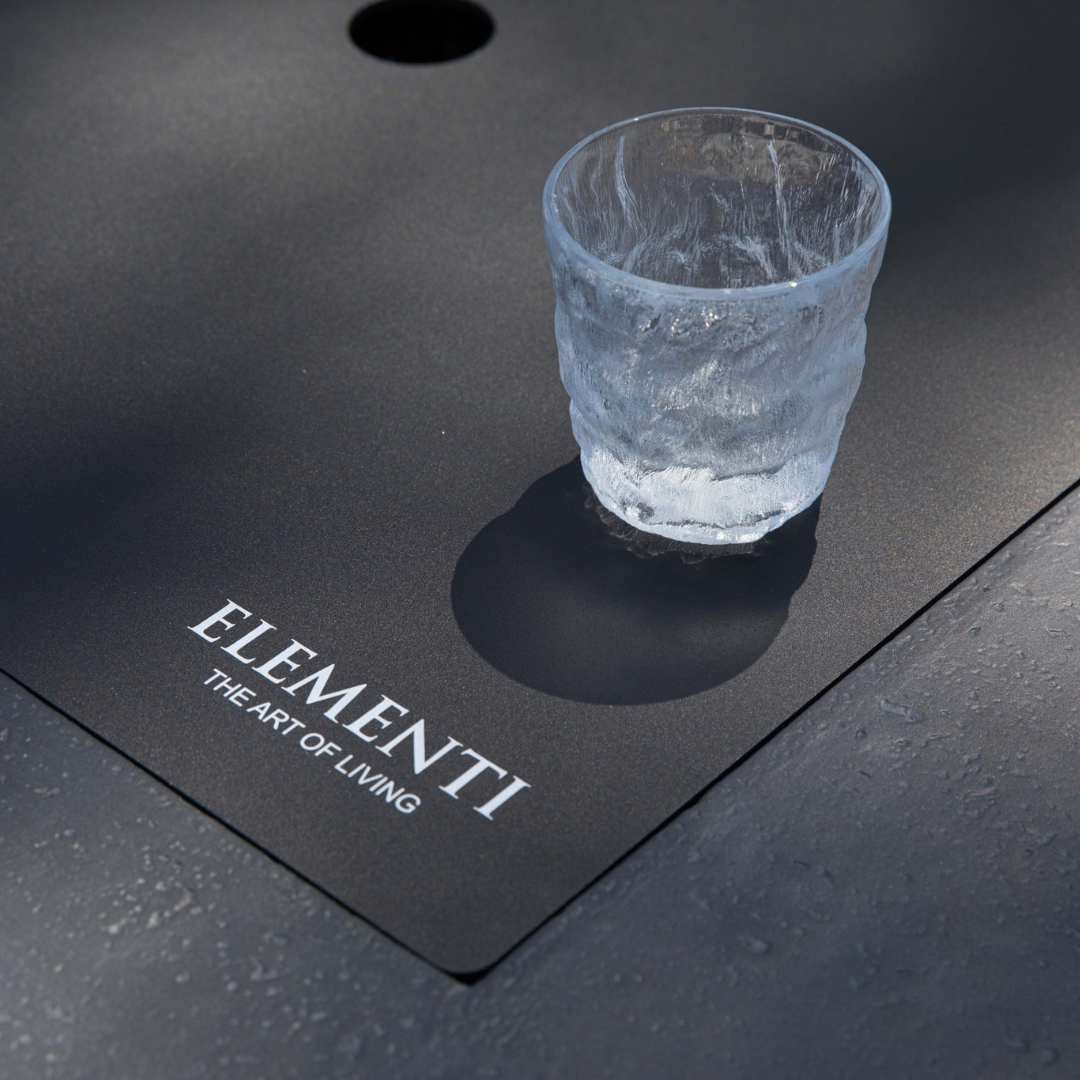 ELEMENTI PLUS CANNES Fire Table- Dark Gray