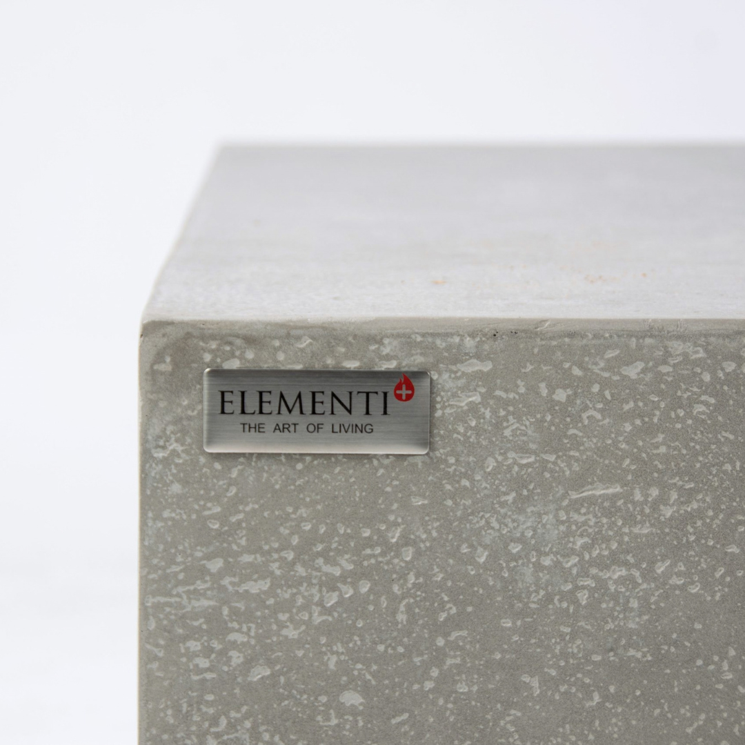 ELEMENTI PLUS MONTE CARLO Fire Table- Light Gray