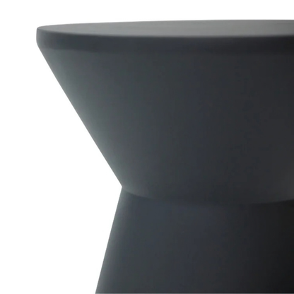 Elementi Rome Slate Black 13.8" Concrete Side table Small