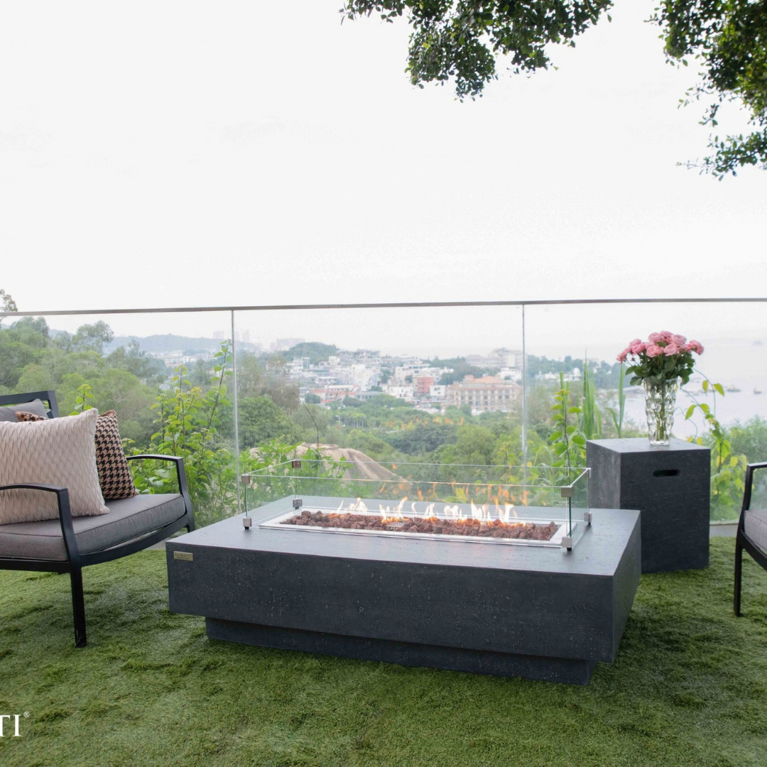 ELEMENTI HAMPTON FIRE TABLE (Dark Gray)