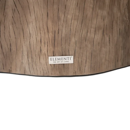 Elementi Daintree 42" Concrete Coffee Table- Red Wood