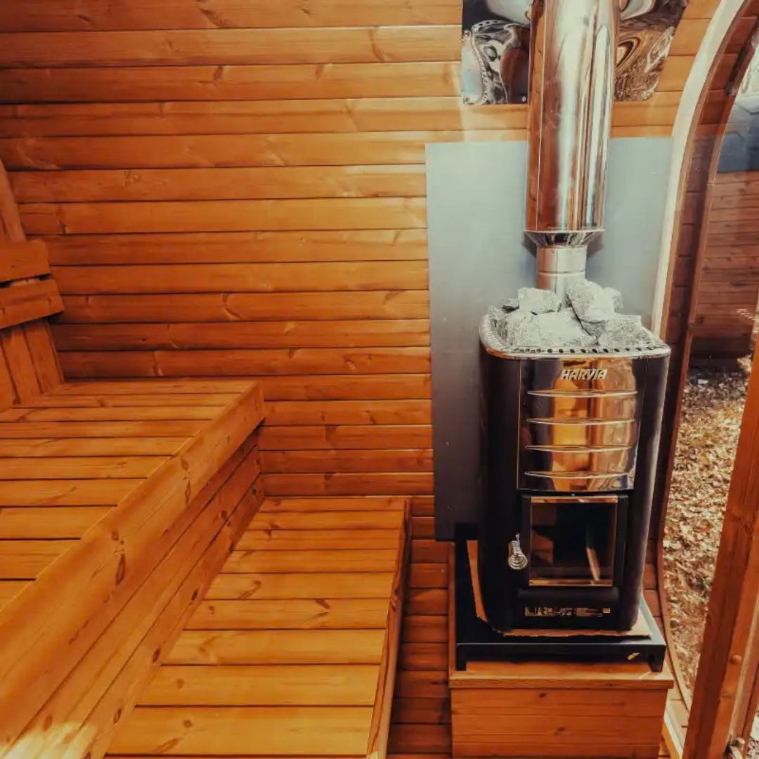 Mande Spa MW20 ThermoWood® — 6 Person Outdoor Sauna