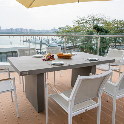 Elementi SANTIAGO Dining Table Rectangle - Space Gray