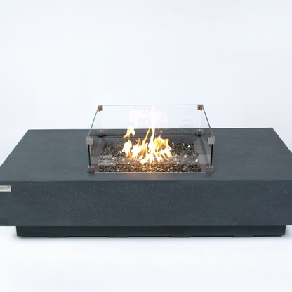 ELEMENTI PLUS CANNES Fire Table- Dark Gray