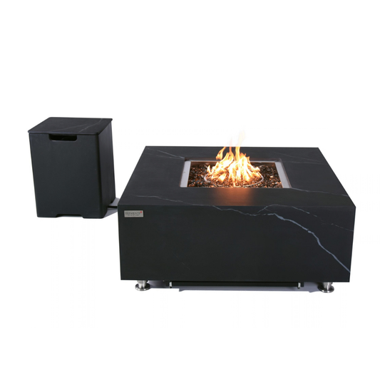 ELEMENTI PLUS SOFIA Marble Porcelain Fire Table