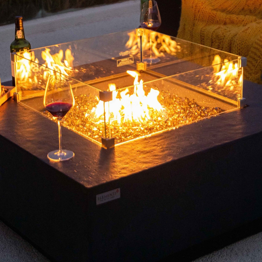 ELEMENTI PLUS BERGEN Fire Table - Dark Gray