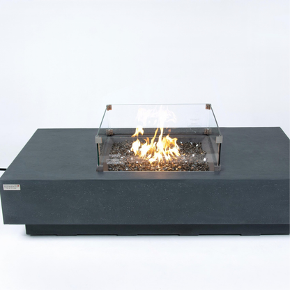ELEMENTI PLUS CANNES Fire Table- Dark Gray