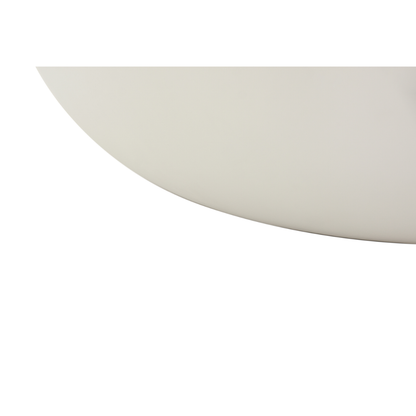 Elementi IKARIA Cobble Coffee Table - Cream White