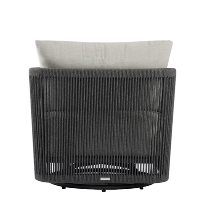 Elementi Capri Outdoor Aluminum Swivel Chair with Sunbrella® Cushions