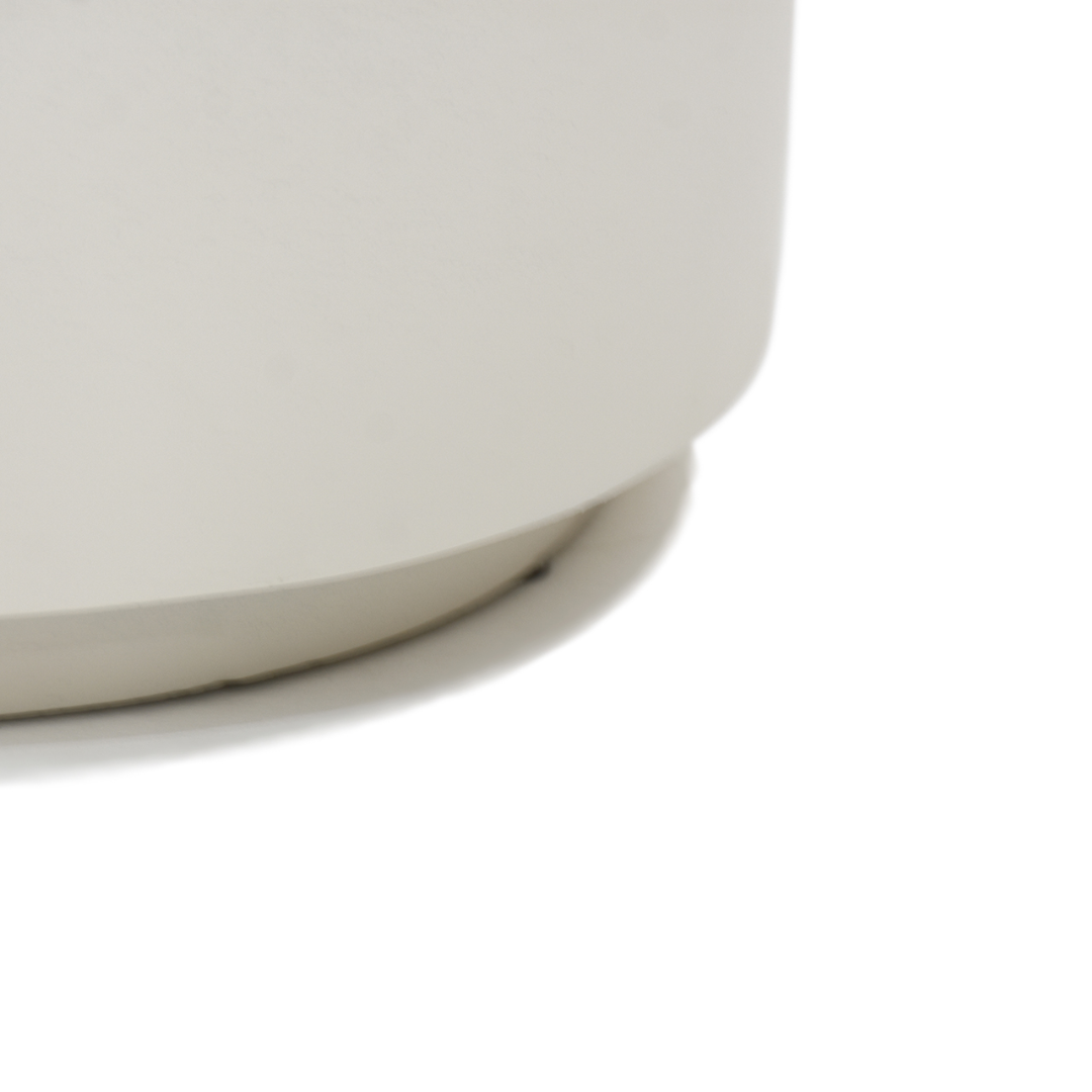 Elementi ROME Column Series Side Table - Cream White