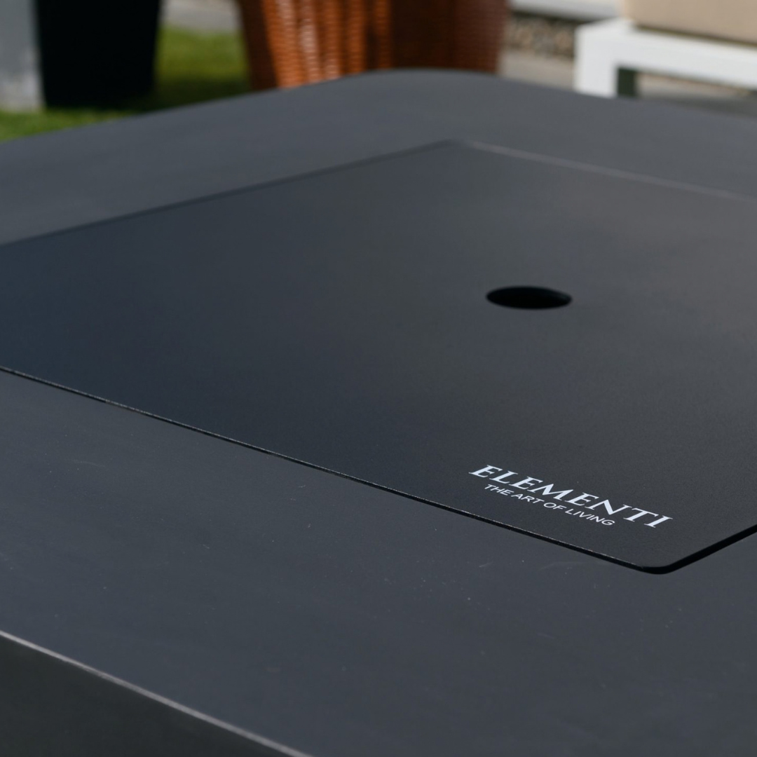 ELEMENTI PLUS BERGAMO Fire Table -Dark Gray