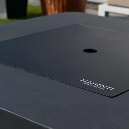 ELEMENTI PLUS BERGAMO Fire Table -Dark Gray