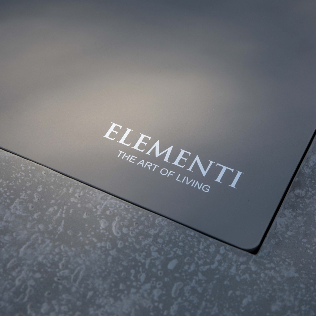 ELEMENTI PLUS VICTORIA Fire Table Light Gray