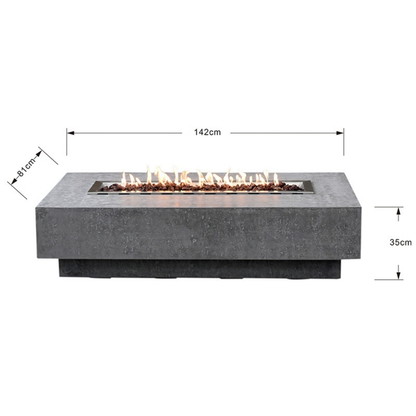 ELEMENTI HAMPTON FIRE TABLE (Light Gray)