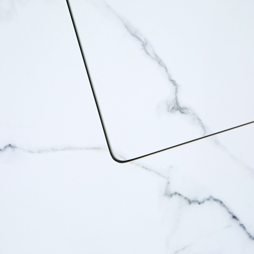 ELEMENTI PLUS BIANCO Marble Porcelain Fire Table