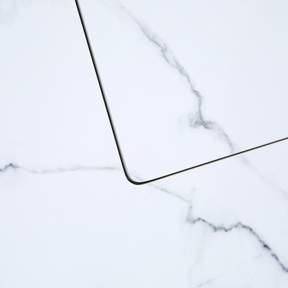 ELEMENTI PLUS BIANCO Marble Porcelain Fire Table