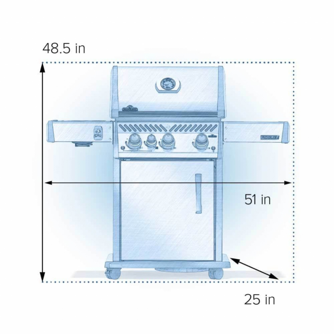 Napoleon Rogue® PRO 425 SIB with Infrared Side Burner