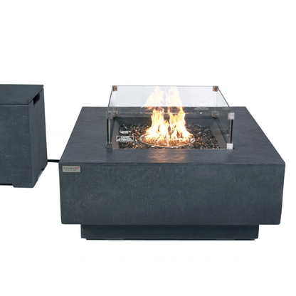 ELEMENTI PLUS BERGEN Fire Table - Dark Gray