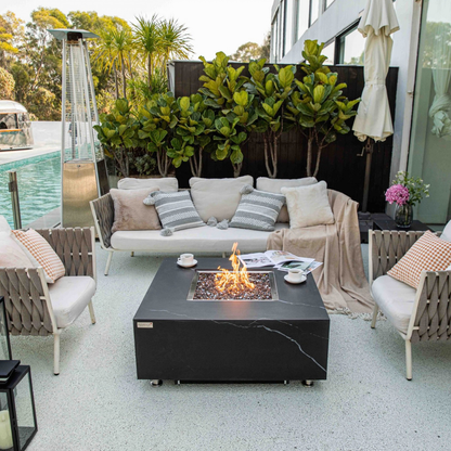 ELEMENTI PLUS SOFIA Marble Porcelain Fire Table