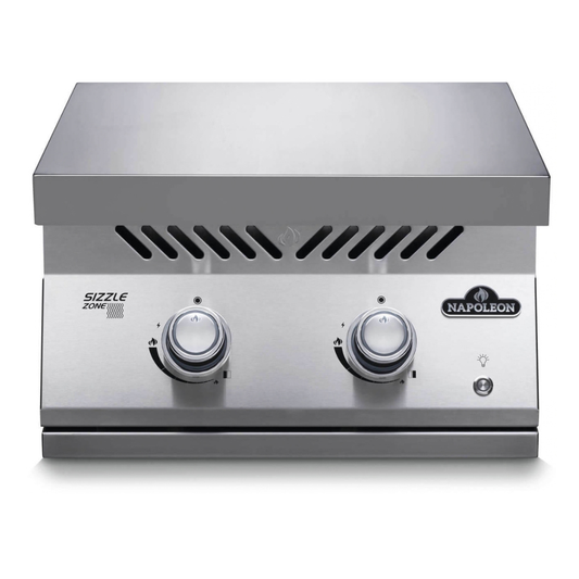 Napoleon Built-in 700 Series Dual Infrared Burner with Stainless Steel Cover