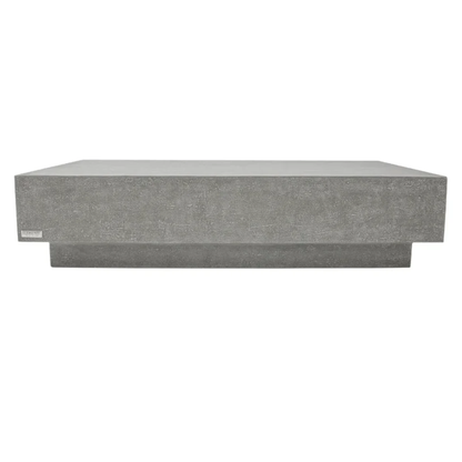 Elementi Tevere 60" Concrete Coffee Table - Space Gray
