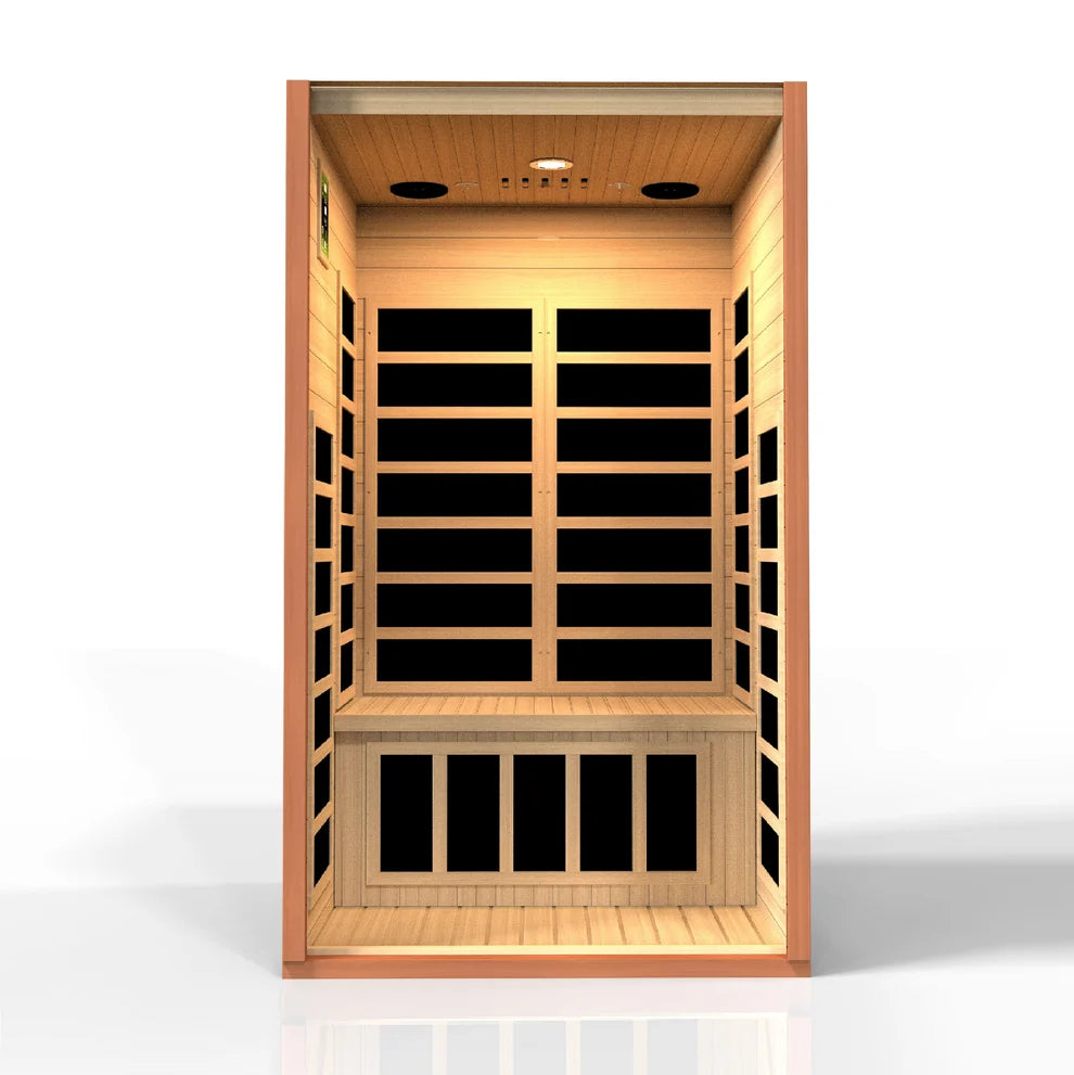 Dynamic "Avila" 1-2 Person Ultra Low EMF FAR IR Sauna (DYN-6103-01 Elite)