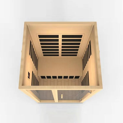 Dynamic "Santiago" 2 Person Low EMF FAR IR Sauna (DYN-6209-01)