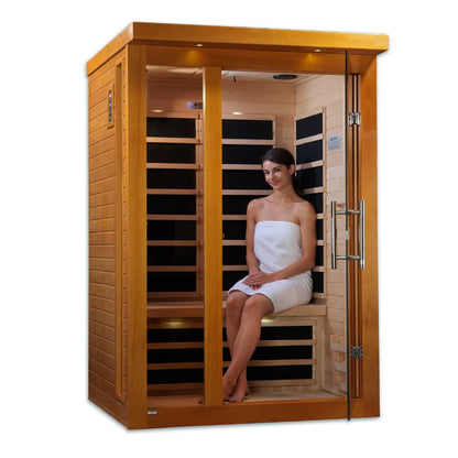 Retired in 2018*** Dynamic "Vienna" 2 Person Low EMF Far IR Sauna (DYN-6215-01)