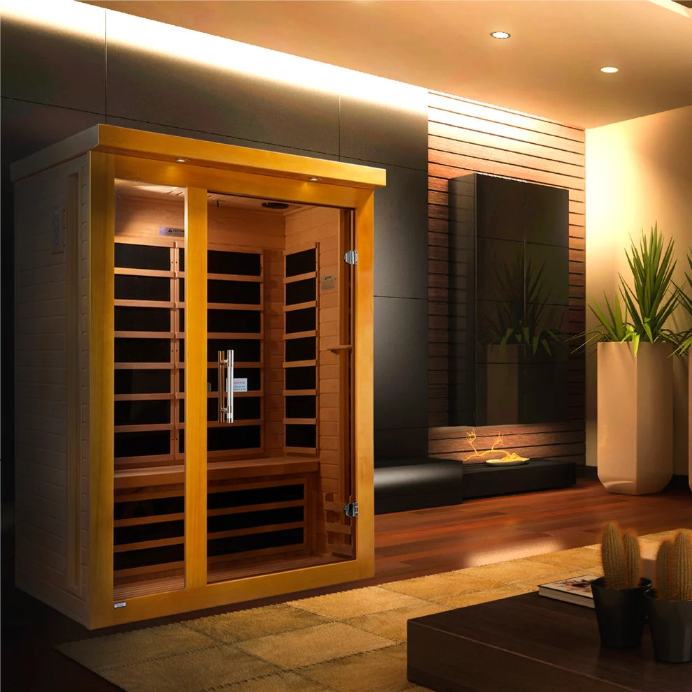 Retired in 2018*** Dynamic "Vienna" 2 Person Low EMF Far IR Sauna (DYN-6215-01)