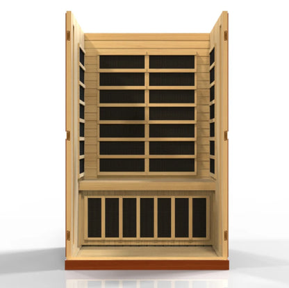 Dynamic "Vittoria" 2 Person Low EMF Far IR Sauna (DYN-6220-01)