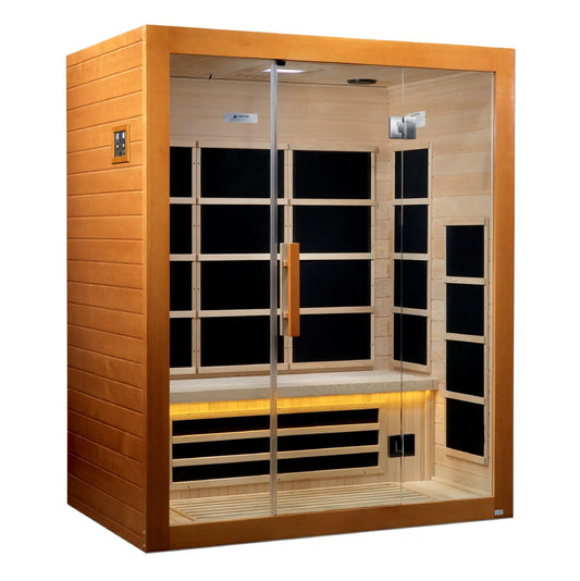 Retired in 2022*** Dynamic "Marseille" 3 Person Ultra Low EMF FAR IR Sauna (DYN-6308-01)