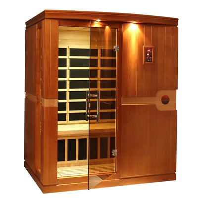 Retired in 2018*** Dynamic "Madrid" 3 Person Low EMF Far IR Sauna (DYN-6310-01)
