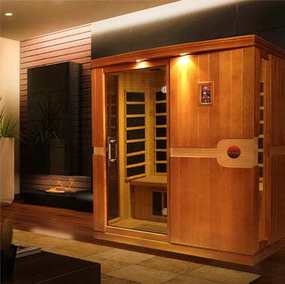Retired in 2018*** Dynamic "Madrid" 3 Person Low EMF Far IR Sauna (DYN-6310-01)