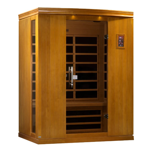 Retired in 2020*** Dynamic "Madrid II" 3 Person Low EMF Far IR Sauna (DYN-6310-02)