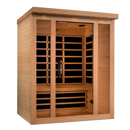 Retired in 2025*** Dynamic "Vila" 3 Person Ultra Low EMF FAR IR Sauna (DYN-6315-02 Elite)