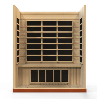 Dynamic "Bergamo" 4 Person Low EMF Far IR Sauna (DYN-6440-01
