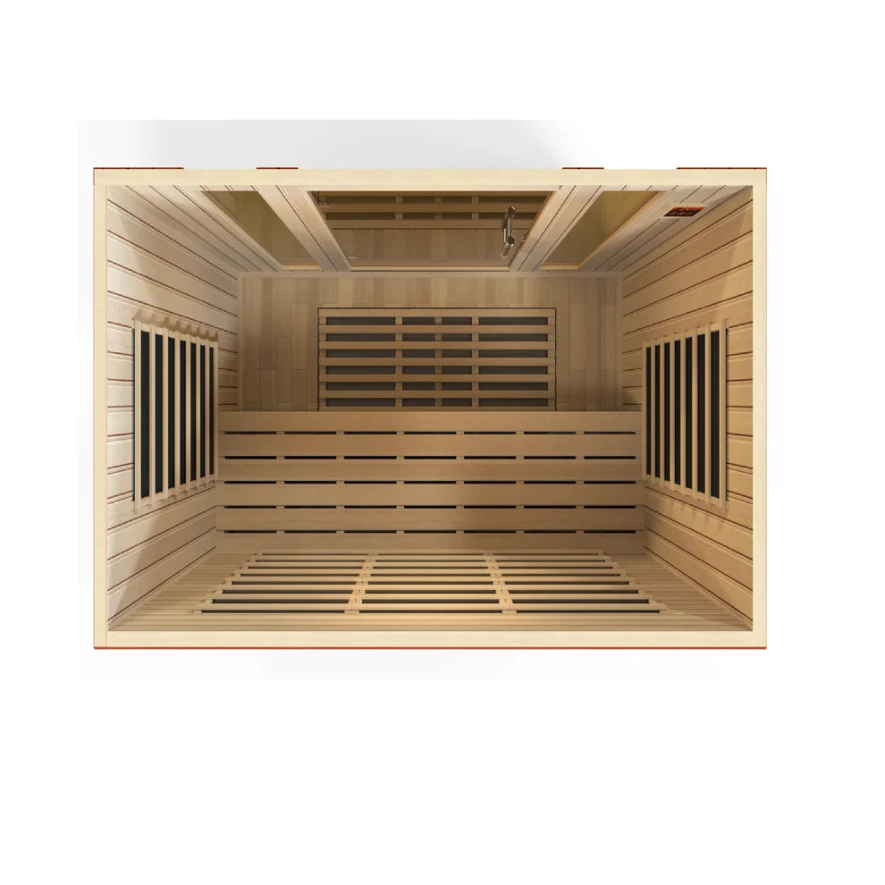 Dynamic "Bergamo" 4 Person Low EMF Far IR Sauna (DYN-6440-01