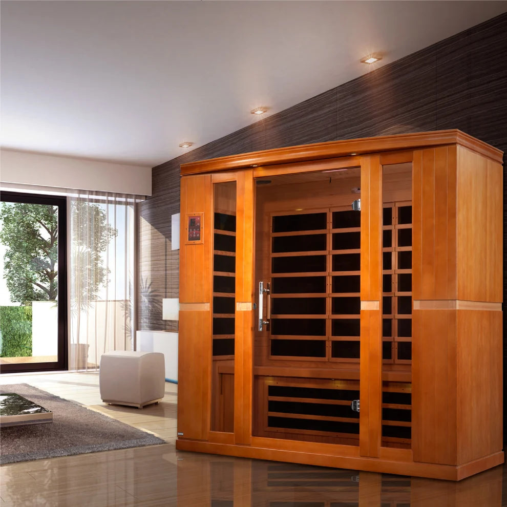 Dynamic "Bergamo" 4 Person Low EMF Far IR Sauna (DYN-6440-01