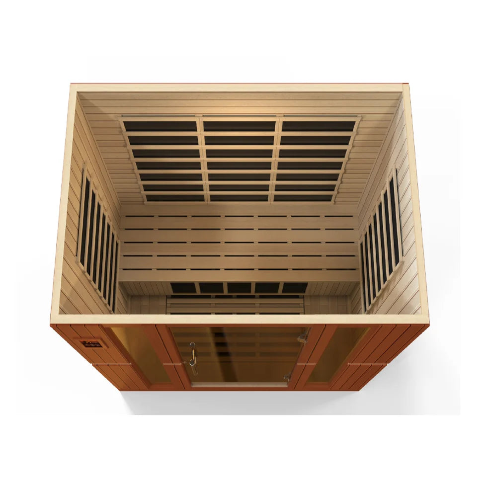 Dynamic "Bergamo" 4 Person Low EMF Far IR Sauna (DYN-6440-01