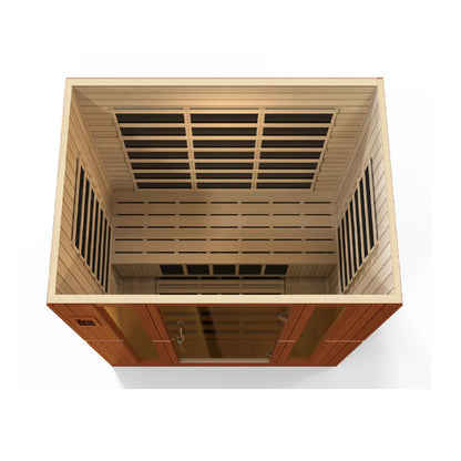 Dynamic "Bergamo" 4 Person Low EMF Far IR Sauna (DYN-6440-01