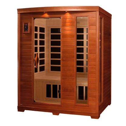 Retired in 2019*** Dynamic "Modena" 3 Person Low EMF Far IR Sauna (DYN-6444-04)