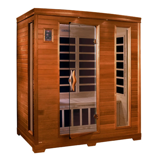 Retired in 2019*** Dynamic "Modena" 3 Person Low EMF Far IR Sauna (DYN-6444-04)