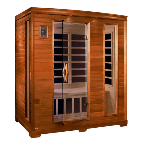 Retired in 2019*** Dynamic "Modena" 3 Person Low EMF Far IR Sauna (DYN-6444-04)