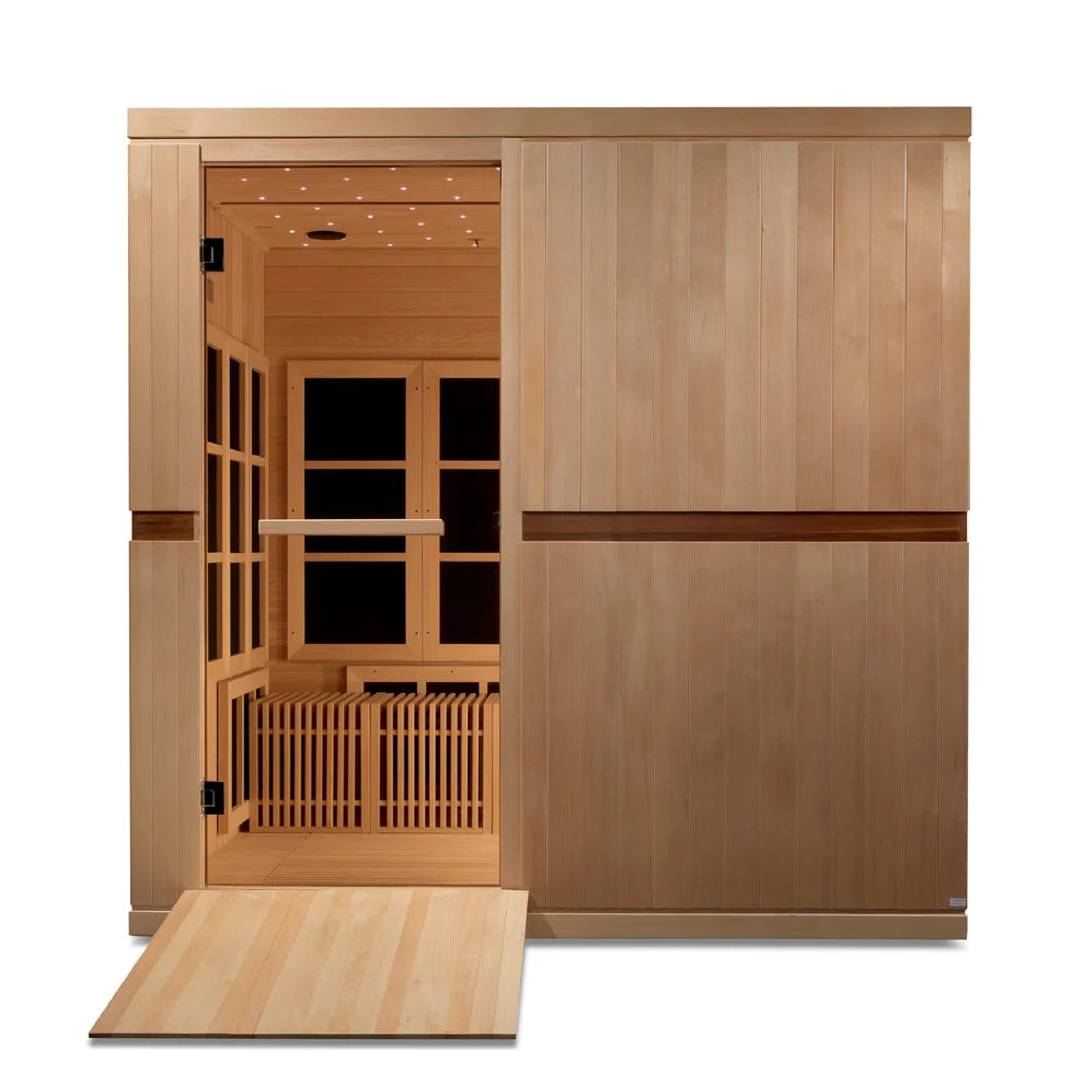 *Retired in 2024*** Golden Designs "Catalonia" 8 Person Ultra Low EMF FAR IR Sauna (GDI-6880-01)
