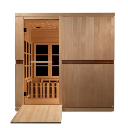 *Retired in 2024*** Golden Designs "Catalonia" 8 Person Ultra Low EMF FAR IR Sauna (GDI-6880-01)