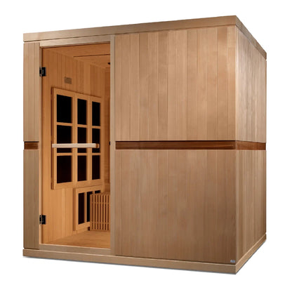 *Retired in 2024*** Golden Designs "Catalonia" 8 Person Ultra Low EMF FAR IR Sauna (GDI-6880-01)