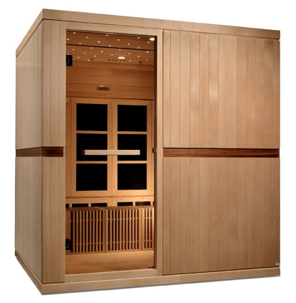 *Retired in 2024*** Golden Designs "Catalonia" 8 Person Ultra Low EMF FAR IR Sauna (GDI-6880-01)