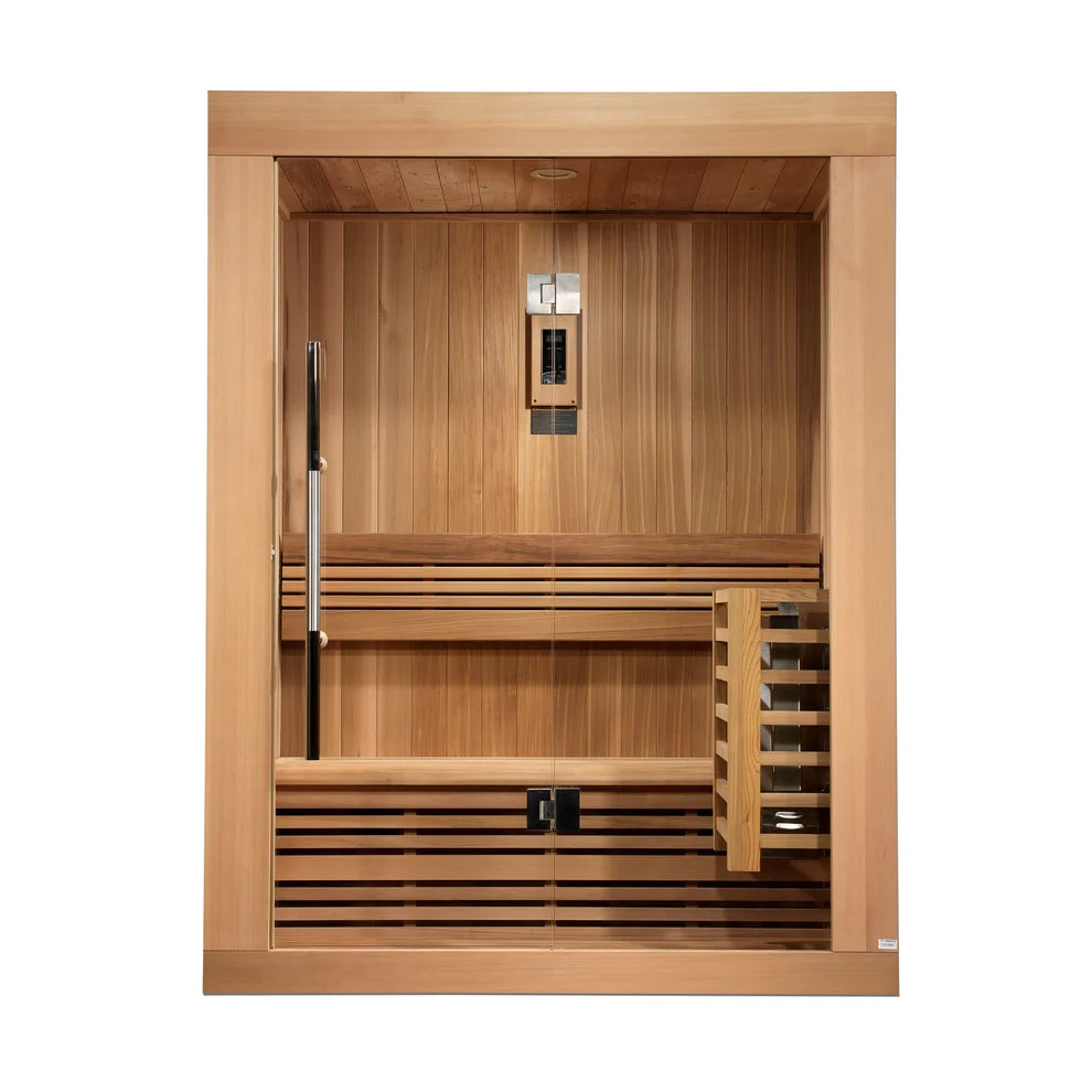 *Retired in 2024*** Golden Designs "Sundsvall Edition" 2 Person Traditional Sauna (GDI-7289-01)