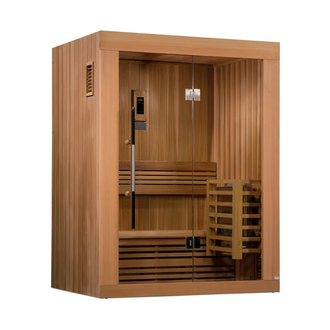 *Retired in 2024*** Golden Designs "Sundsvall Edition" 2 Person Traditional Sauna (GDI-7289-01)